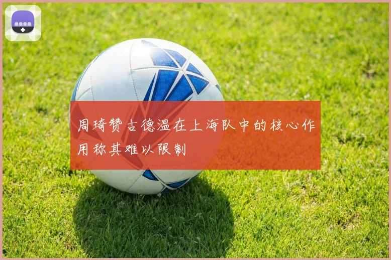 周琦赞古德温在上海队中的核心作用称其难以限制