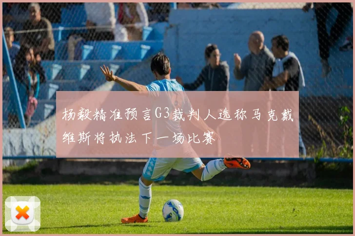 杨毅精准预言G3裁判人选称马克戴维斯将执法下一场比赛
